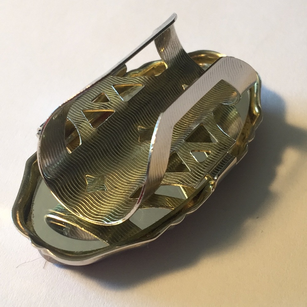 Vintage Crazy Lace stone lipstick holder - Picture 4 of 8